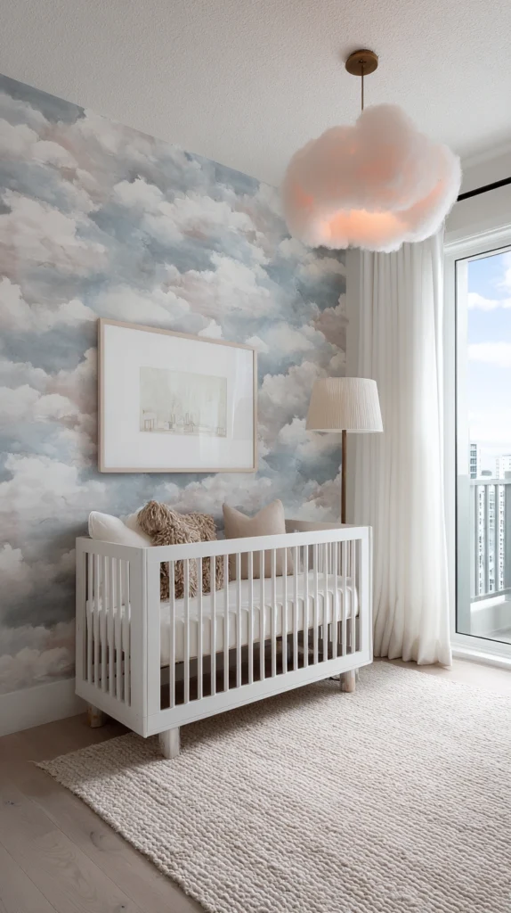 Up in the Clouds: 15 Cloud Nursery Ideas for a Dreamy Baby Space 5 rd 4