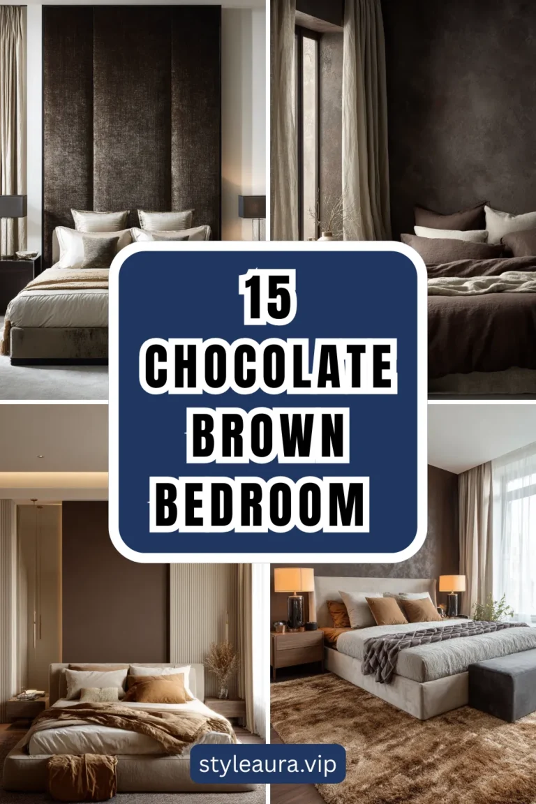 Deep, Warm, and Utterly Restful: 15 Chocolate Brown Bedroom Ideas for a Rich Warm Retreat