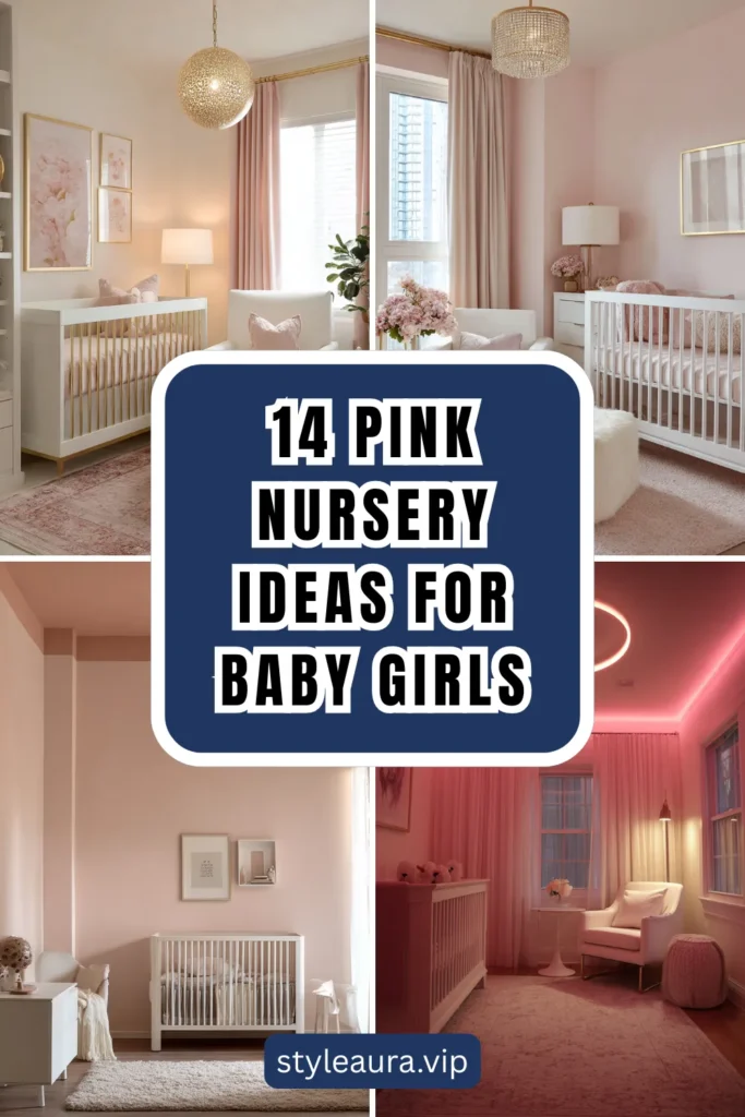 14 Pink Nursery Ideas for Baby Girls 1 style 1