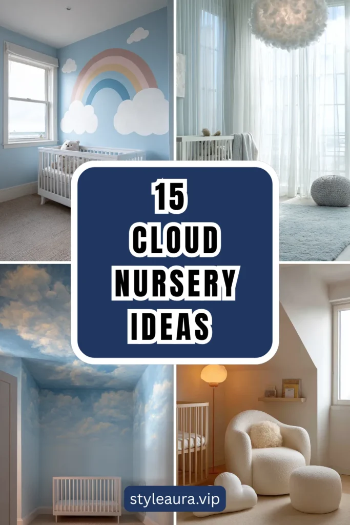 Up in the Clouds: 15 Cloud Nursery Ideas for a Dreamy Baby Space 1 style 3 1