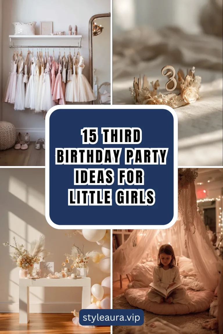Turning Three in Style: 15 Third Birthday Party Ideas for Little Girls
