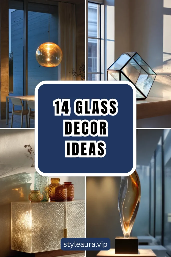 14 Glass Decor Ideas That Reflect Light Beautifully 1 style 4 2