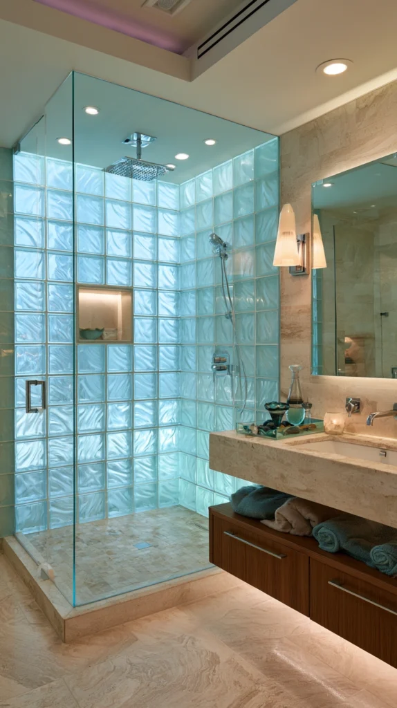 15 Glass Block Bathroom Ideas Making a Huge Comeback in 2026 15 sv 14