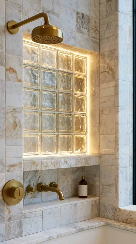 15 Glass Block Bathroom Ideas Making a Huge Comeback in 2026 7 sv 6