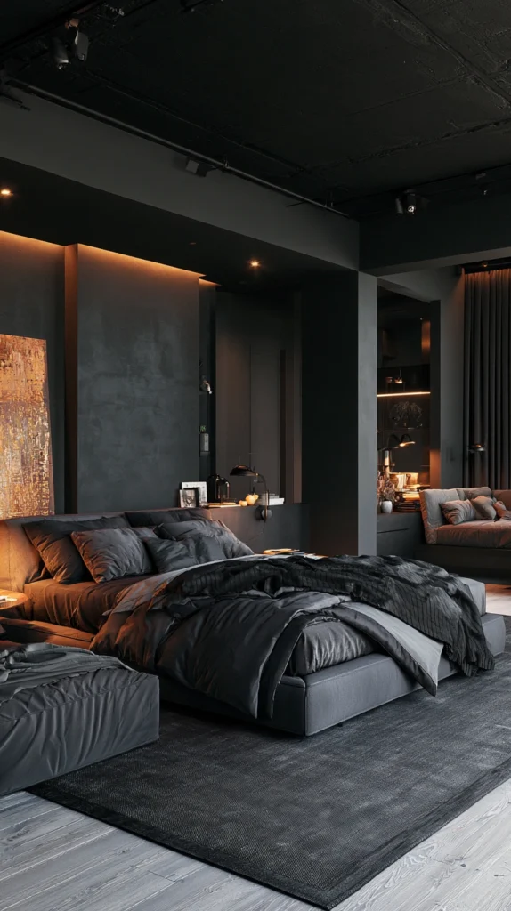 14 Black Bedroom Ideas That Create a Cozy Luxury Retreat 2 tf 1 1