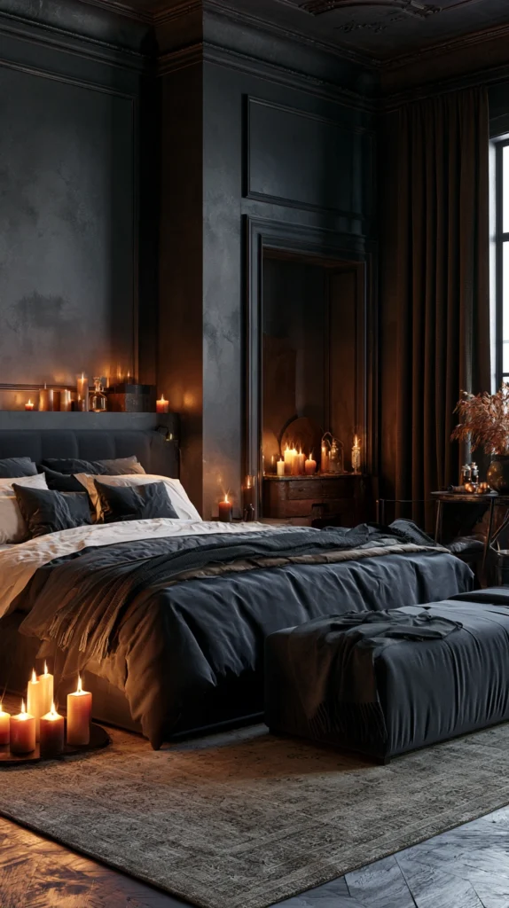 14 Black Bedroom Ideas That Create a Cozy Luxury Retreat 12 tf 12 1