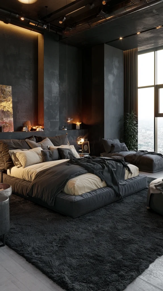 14 Black Bedroom Ideas That Create a Cozy Luxury Retreat 14 tf 14 1