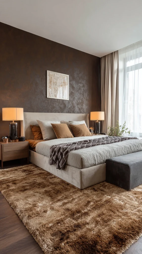 Deep, Warm, and Utterly Restful: 15 Chocolate Brown Bedroom Ideas for a Rich Warm Retreat 15 tf 14