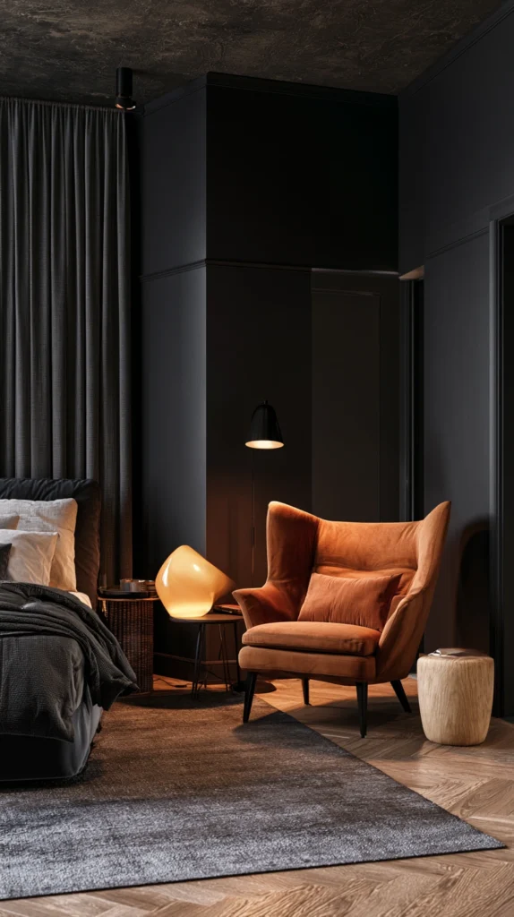 14 Black Bedroom Ideas That Create a Cozy Luxury Retreat 15 tf 15 1