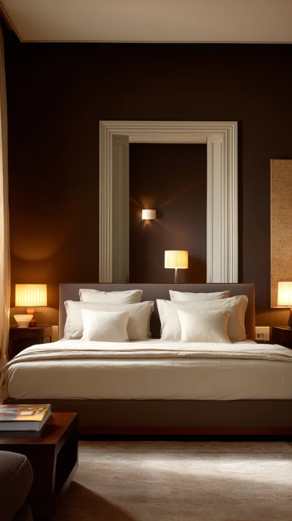 Deep, Warm, and Utterly Restful: 15 Chocolate Brown Bedroom Ideas for a Rich Warm Retreat 3 tf 2
