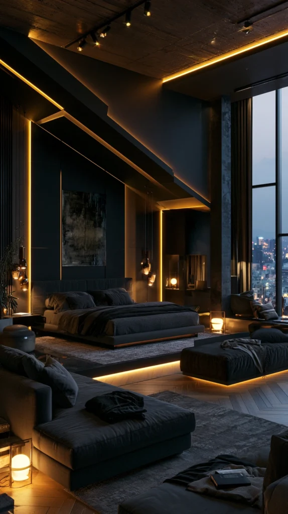 14 Black Bedroom Ideas That Create a Cozy Luxury Retreat 6 tf 5 1