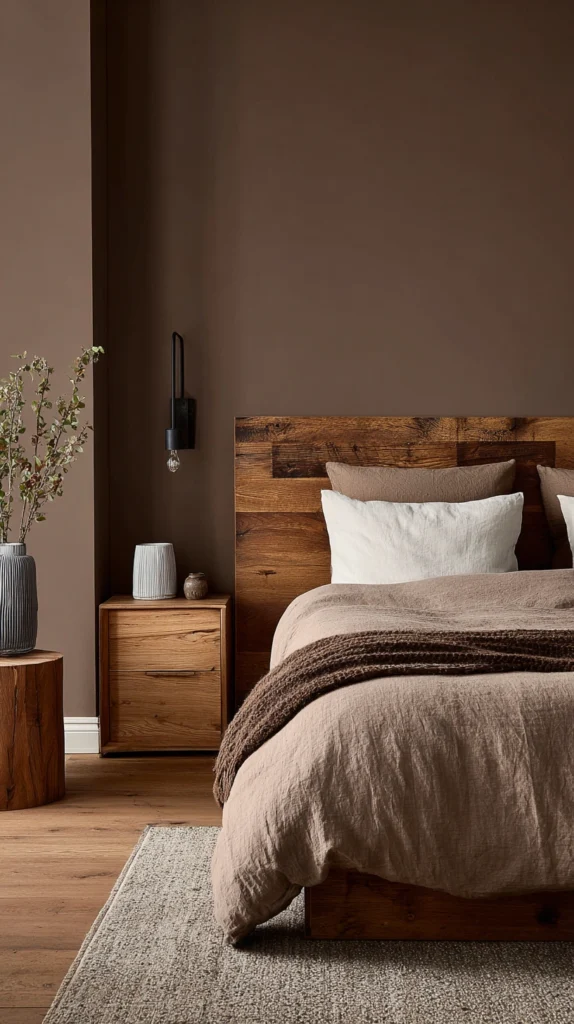 Deep, Warm, and Utterly Restful: 15 Chocolate Brown Bedroom Ideas for a Rich Warm Retreat 7 tf 6