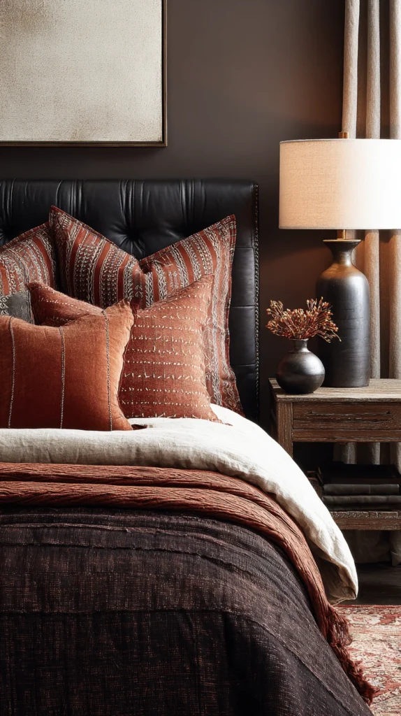 Deep, Warm, and Utterly Restful: 15 Chocolate Brown Bedroom Ideas for a Rich Warm Retreat 8 tf 7