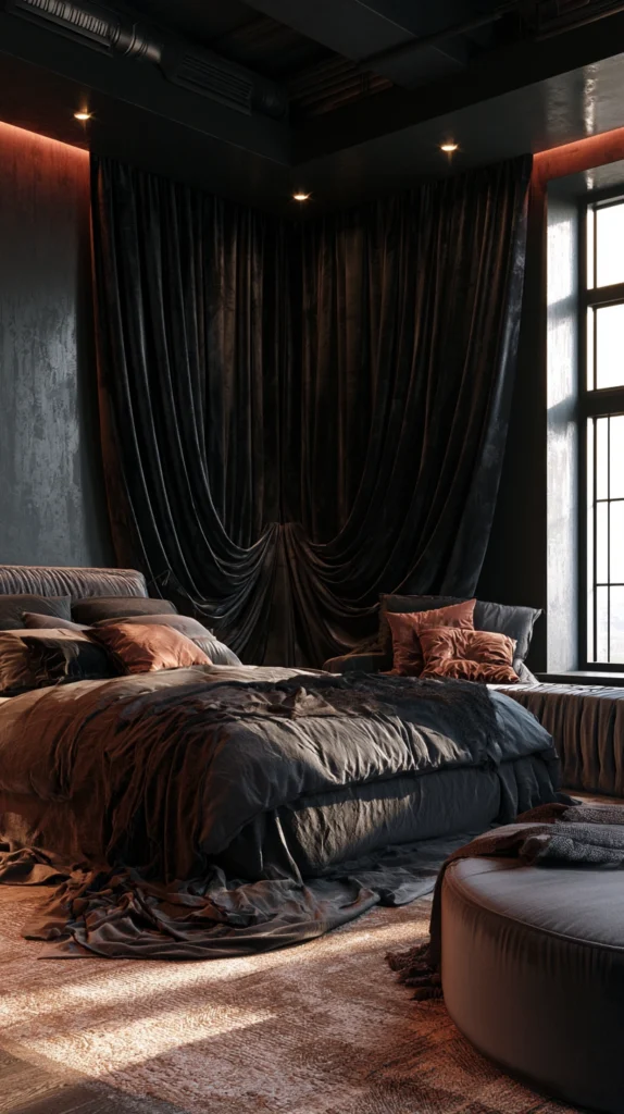 14 Black Bedroom Ideas That Create a Cozy Luxury Retreat 10 tf 9 1