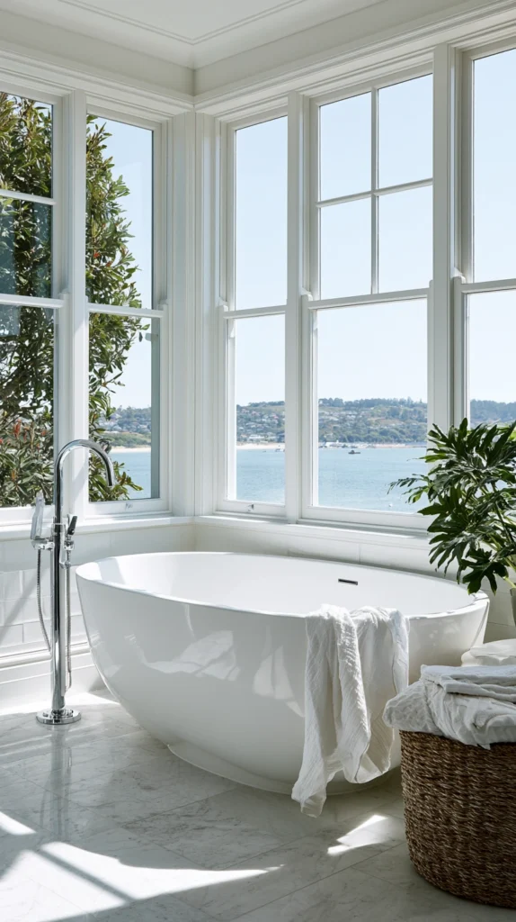 15 White Bathroom Ideas That Feel Bright and Luxurious 4 tg 3 2