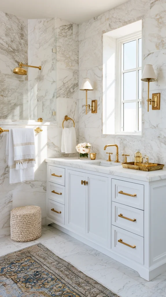 15 White Bathroom Ideas That Feel Bright and Luxurious 6 tg 5 1