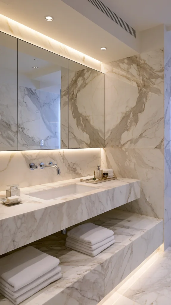 15 White Bathroom Ideas That Feel Bright and Luxurious 10 tg 9 1