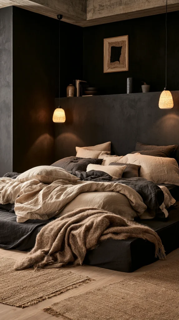 14 Pacific Northwest Bedroom Ideas With That Moody Dark Aesthetic Everyone's Copying 4 tq 3