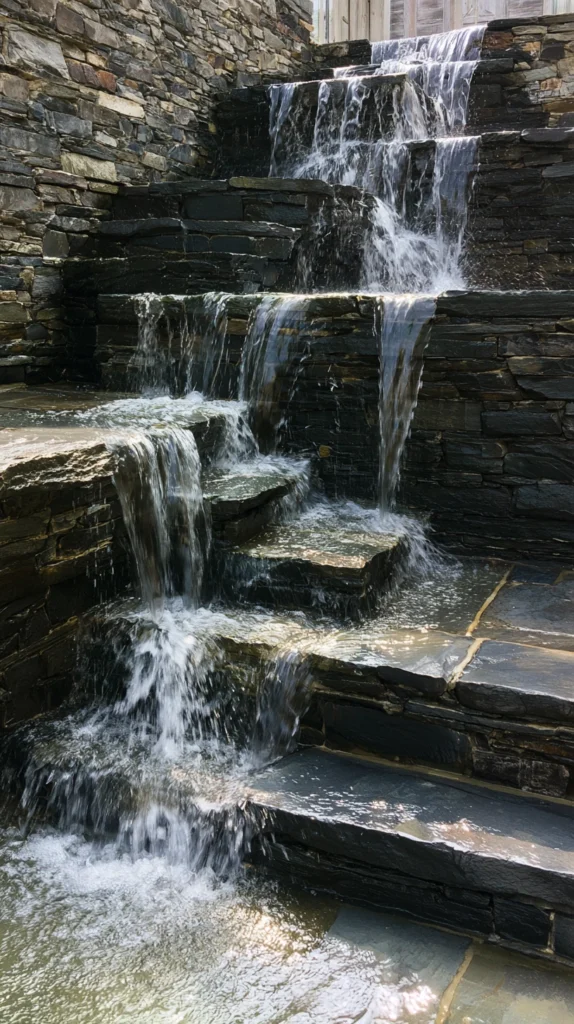 14 Zen-Inspired Backyard Waterfall Ideas for a Calm, Relaxing Vibe 3 vg 2 4