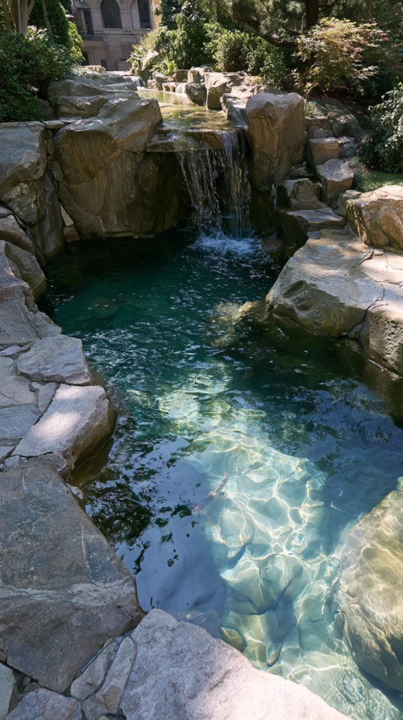 14 Zen-Inspired Backyard Waterfall Ideas for a Calm, Relaxing Vibe 8 vg 7 4