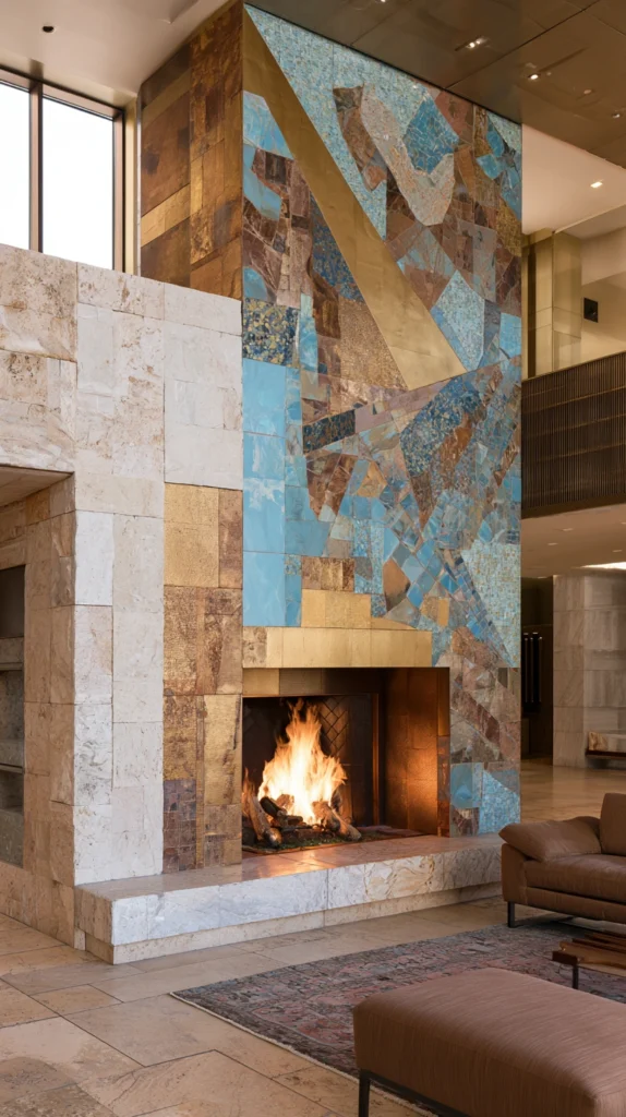 15 Tiled Fireplace Wall Ideas That Feel Custom and Expensive 15 vo 14