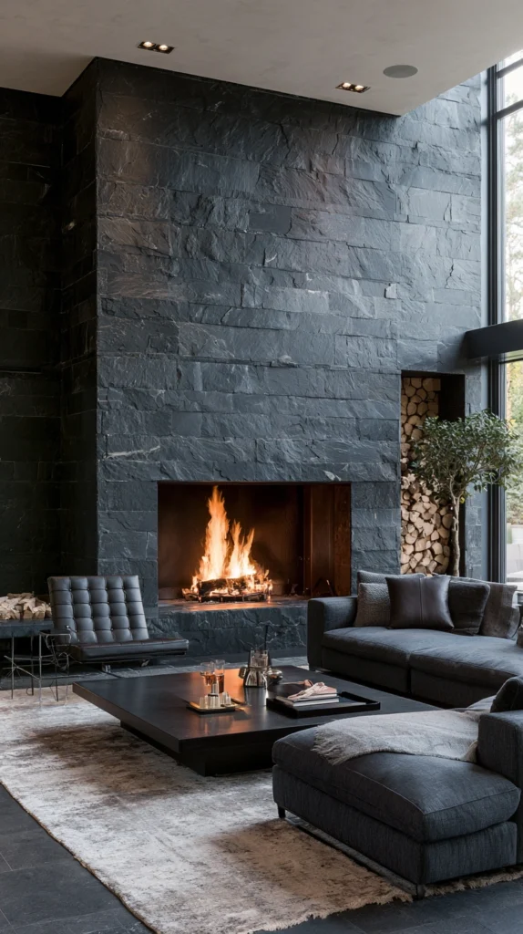 15 Tiled Fireplace Wall Ideas That Feel Custom and Expensive 9 vo 8