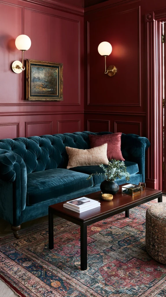 14 Unexpected Color Pairings That Make Living Rooms Look Designer-Made 12 vu 11
