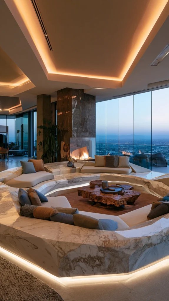 13 Conversation Pit Living Room Ideas with a Modern Luxury Twist 14 vu 13 1
