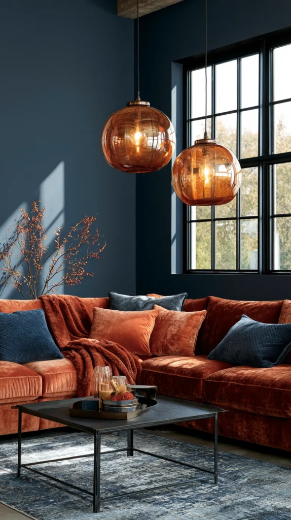 14 Unexpected Color Pairings That Make Living Rooms Look Designer-Made 8 vu 7