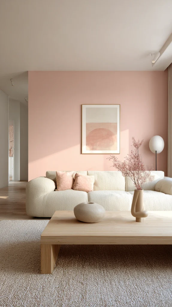 14 Dusty Pink Living Room Ideas for a Soft Feminine Space 2 vy 1