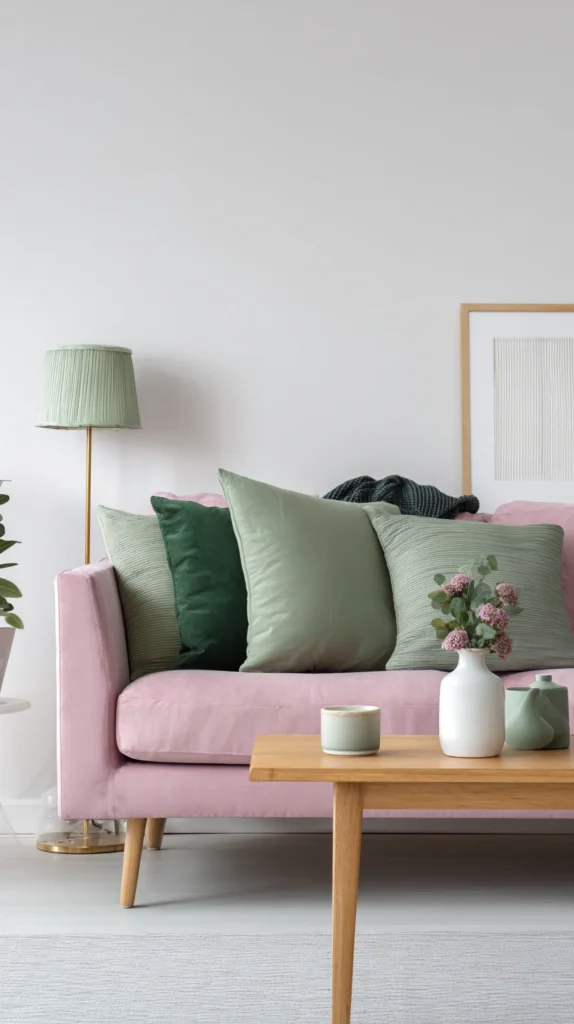 14 Dusty Pink Living Room Ideas for a Soft Feminine Space 5 vy 4