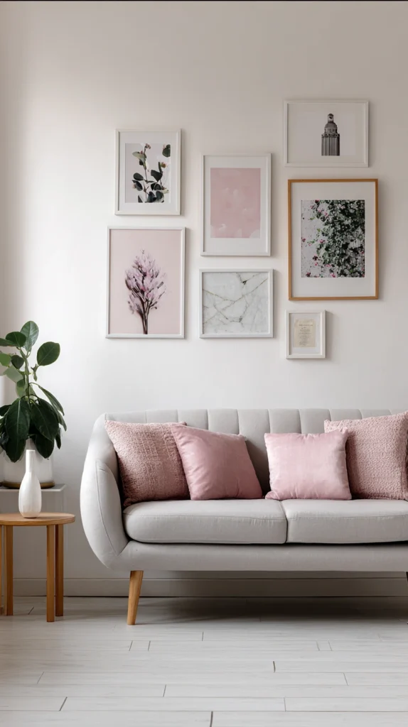 14 Dusty Pink Living Room Ideas for a Soft Feminine Space 8 vy 7
