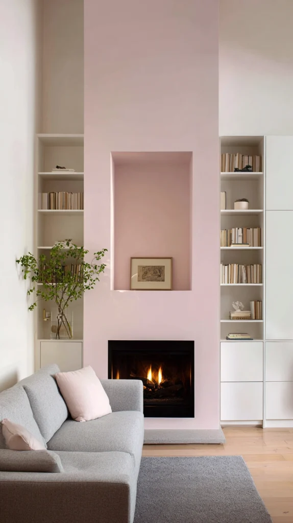14 Dusty Pink Living Room Ideas for a Soft Feminine Space 10 vy 9