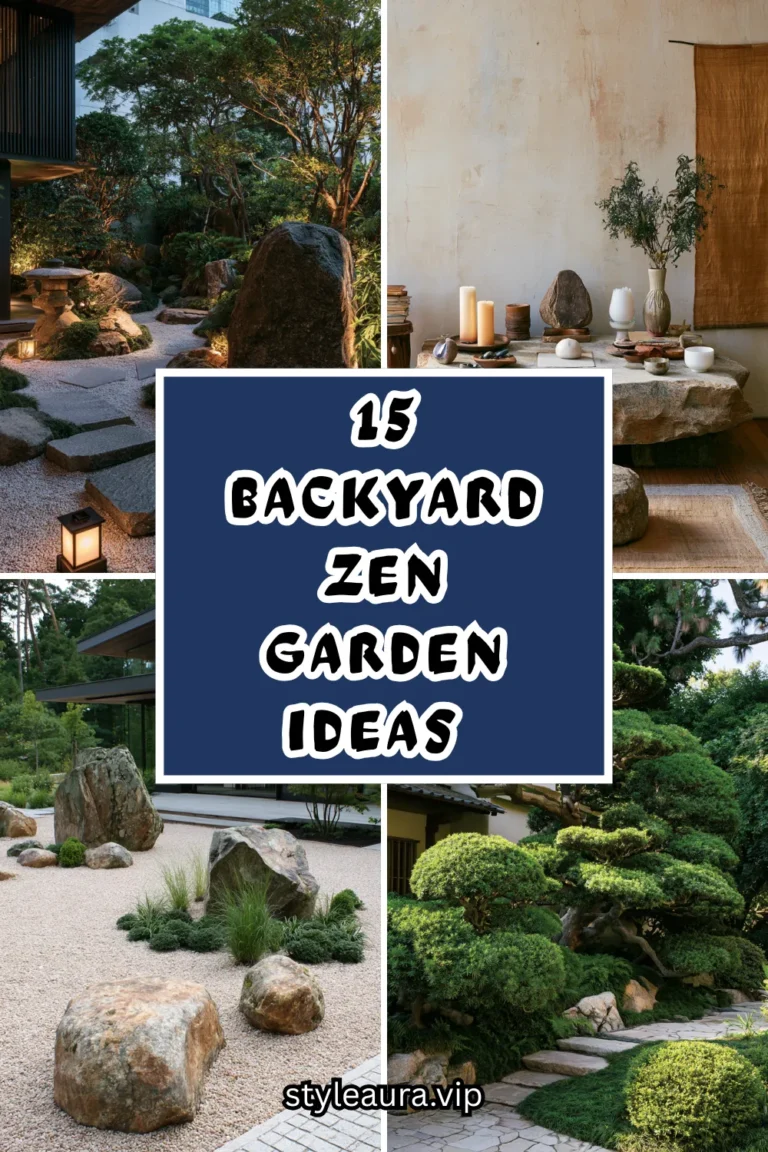 15 Backyard Zen Garden Ideas for Daily Decompression