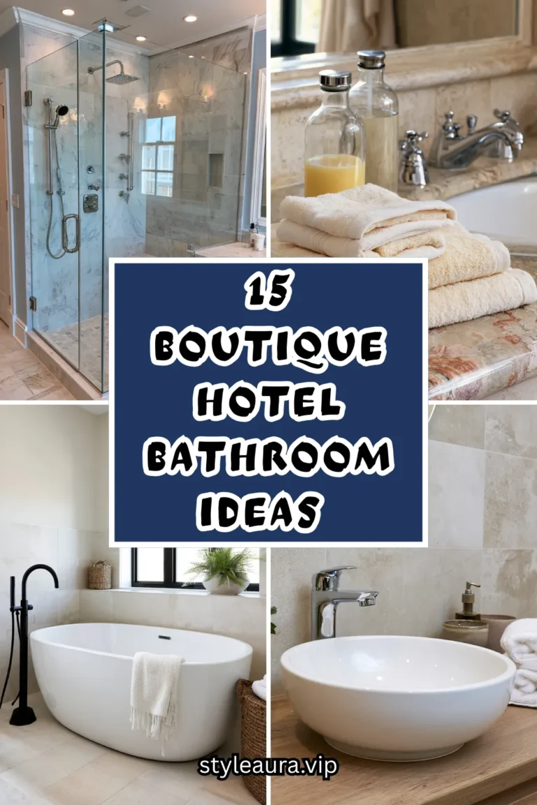 15 Boutique Hotel Bathroom Ideas You’ll Want to Copy at Home