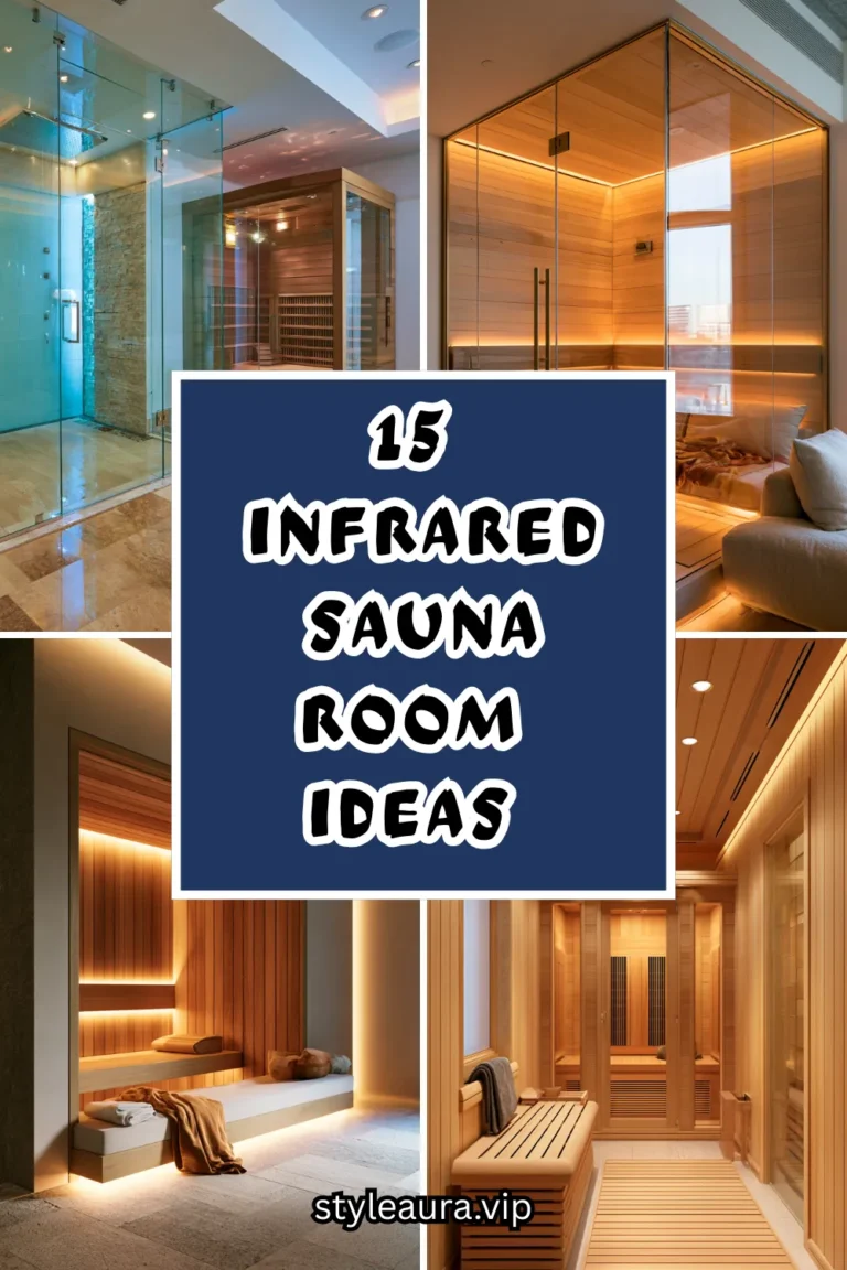 15 Infrared Sauna Room Ideas for a Home Wellness Space