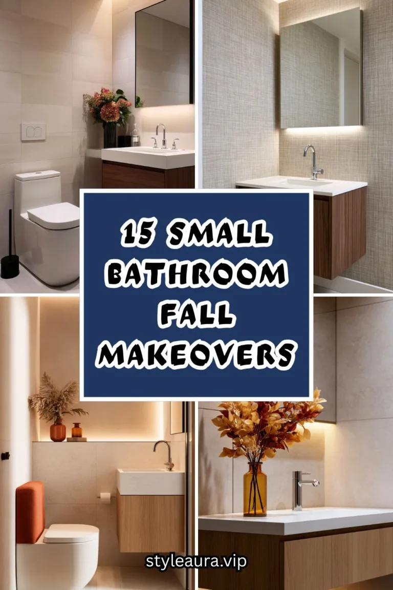 15 Small Bathroom Fall Makeovers on a Budget 17 15 Small Bathroom Fall Makeovers on a Budget