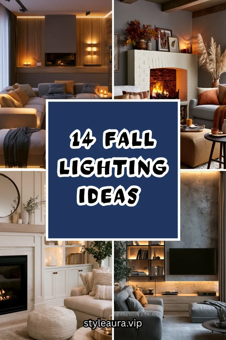 14 Fall Lighting Ideas for a Warm and Cozy Living Room