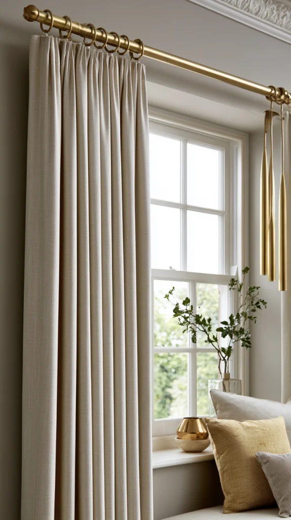 13 Fall Window Treatment Ideas to Warm Up Any Living Room 8 DF 7