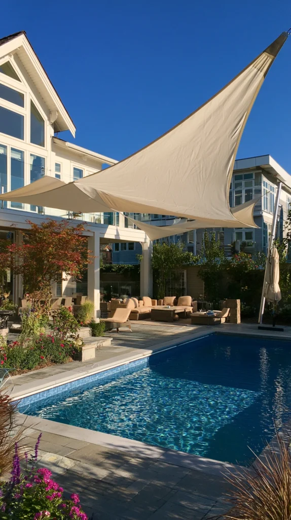 14 Shade Sail Ideas for a Modern Low-Profile Backyard Cover 12 ED 11 6