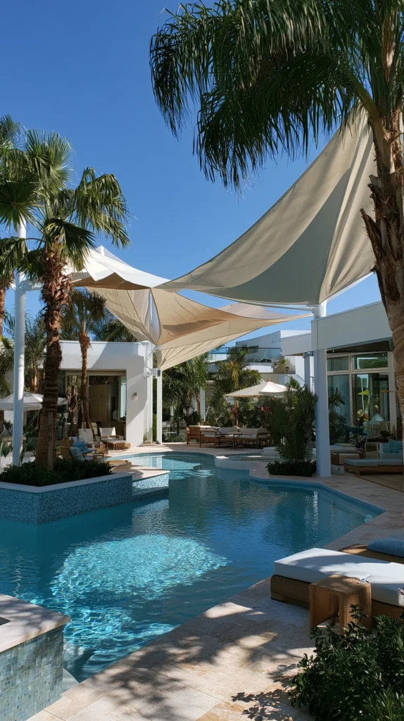 14 Shade Sail Ideas for a Modern Low-Profile Backyard Cover 15 ED 14 6
