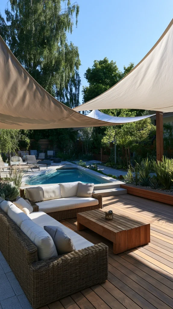 14 Shade Sail Ideas for a Modern Low-Profile Backyard Cover 4 ED 3 6