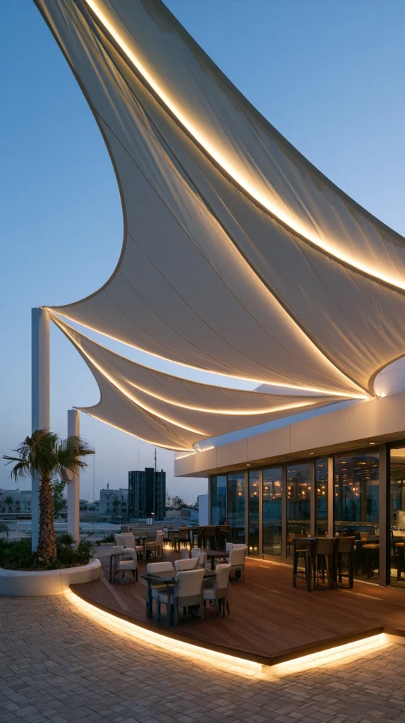 14 Shade Sail Ideas for a Modern Low-Profile Backyard Cover 5 ED 4 6