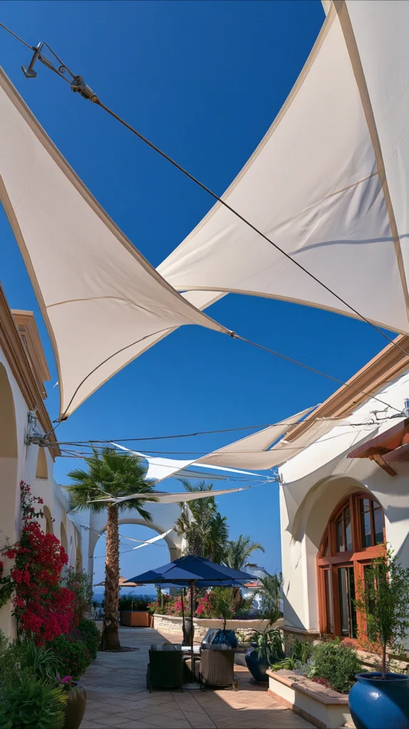 14 Shade Sail Ideas for a Modern Low-Profile Backyard Cover 10 ED 9 6