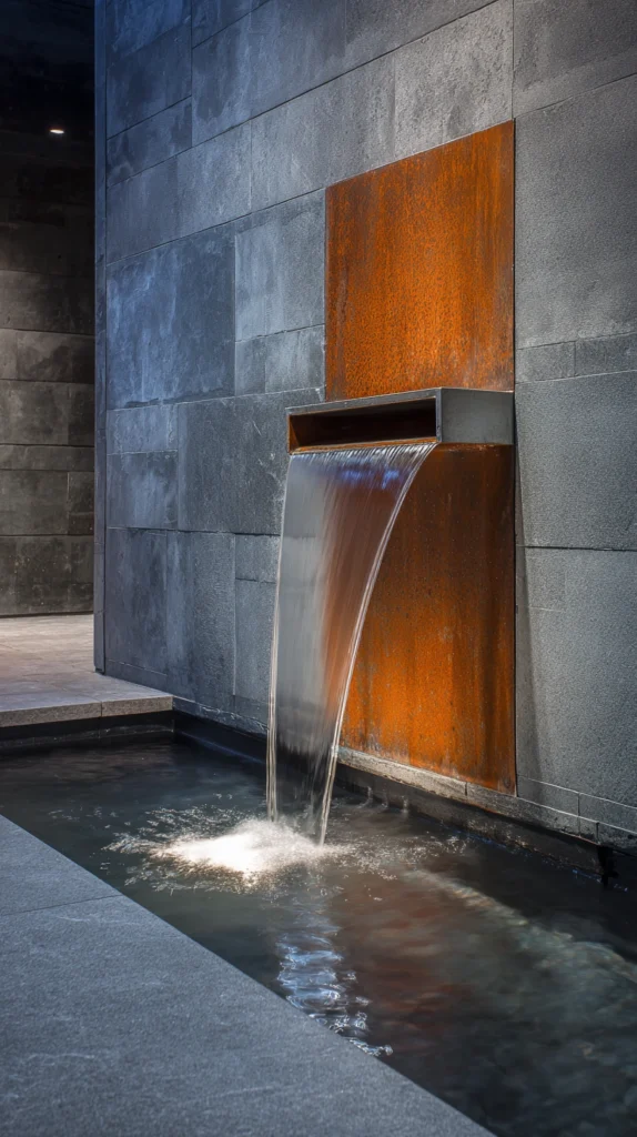15 Modern Backyard Waterfall Ideas That Look Like a Luxury Resort 2 ES 1 1