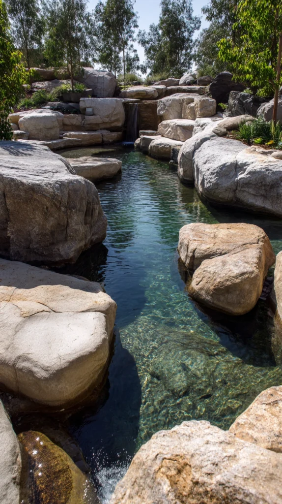 15 Modern Backyard Waterfall Ideas That Look Like a Luxury Resort 9 ES 8 1