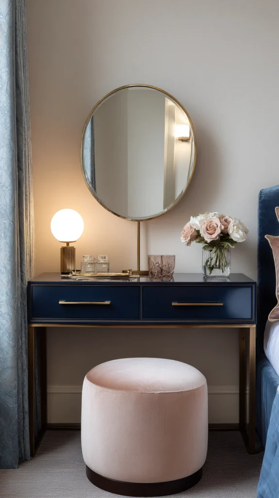 15 Navy and Blush Bedroom Ideas That Feel Straight Out of a Luxury Hotel 15 UG 14