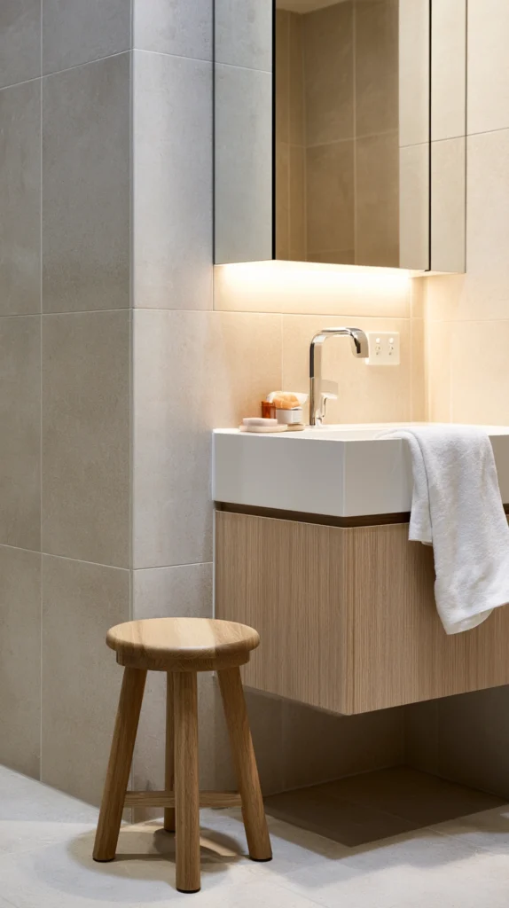 15 Small Bathroom Fall Makeovers on a Budget 13 df 12 7