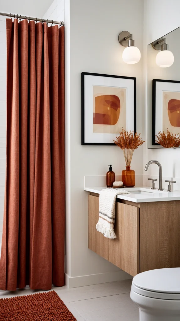 15 Small Bathroom Fall Makeovers on a Budget 16 df 15 3