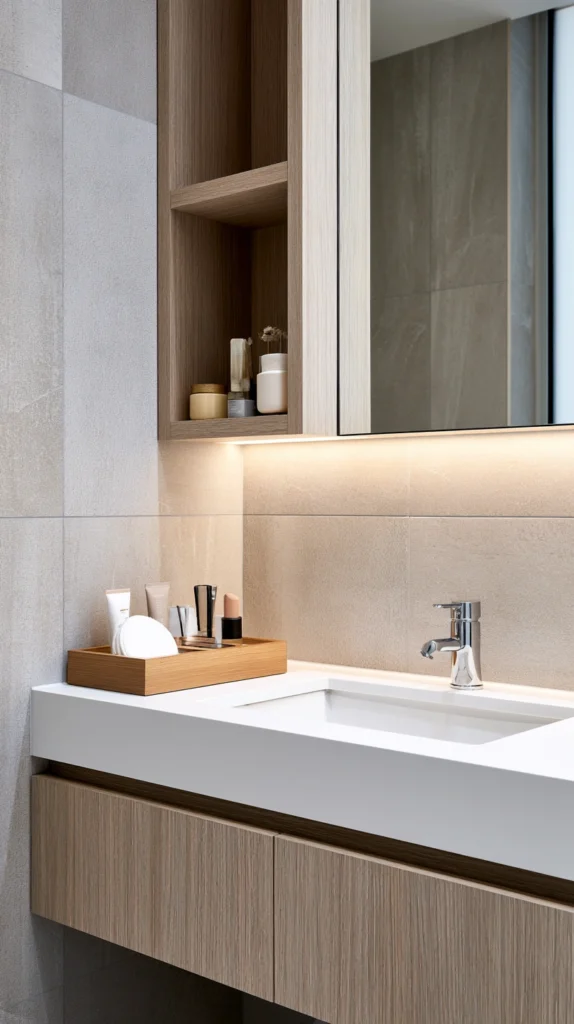 15 Small Bathroom Fall Makeovers on a Budget 5 df 4 7